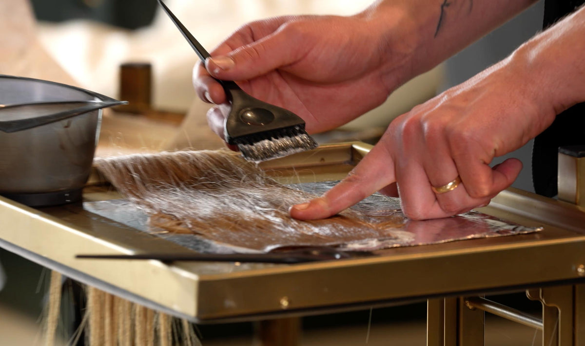 Blending your root smudges